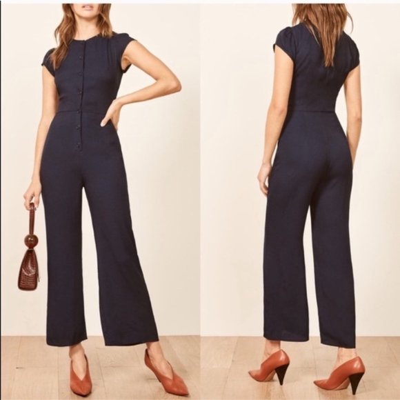 Reformation Marina Jumpsuit - Picture 1 of 5